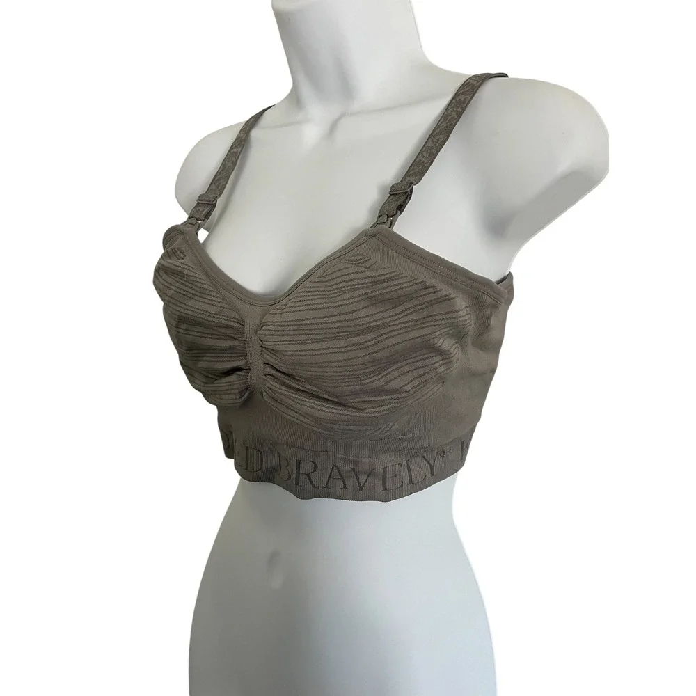 KINDRED BRAVELY Maternity Sublime Hands-Free Pumping and Nursing Bra in Grey